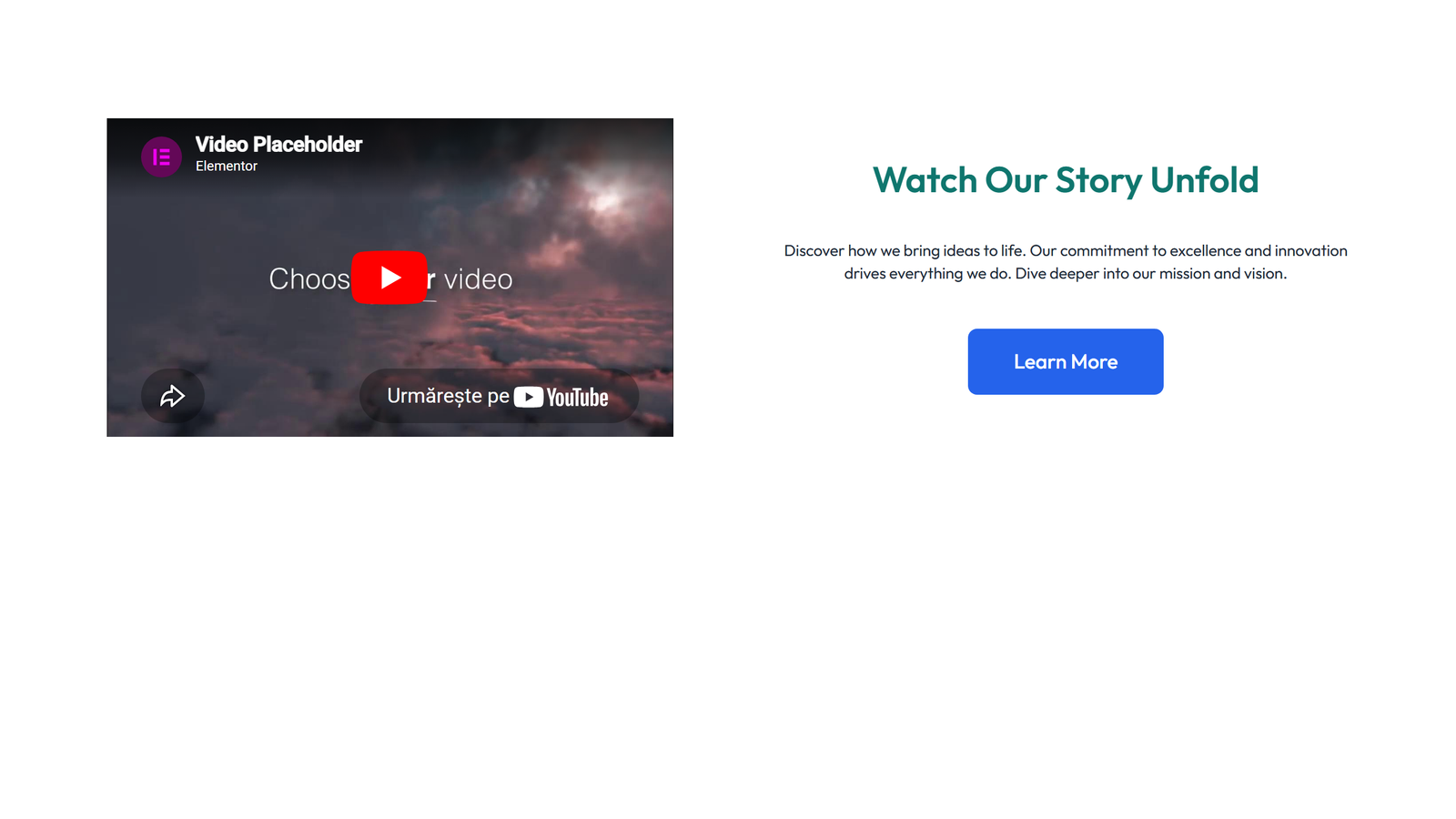 Video Layout Style 2 9 - Elementor component