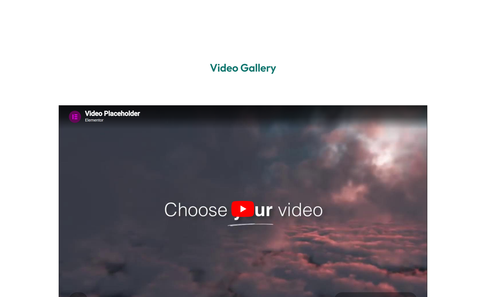 Video Layout Style 6 37 - Elementor component